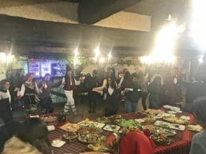 Students and parents got the chance to learn traditional Bulgarian dancing