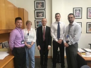 The Medical Doorway team and Professor David Sedmera (Charles University First Faculty of Medicine) held a meeting with KGV Principal Mark Blackshaw.