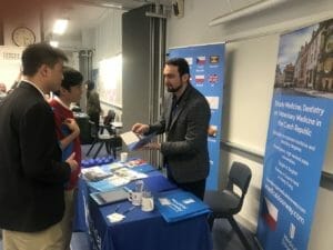 Ben Ambrose counselled students, parents and career counsellors at the ESF university fair on 18th February 2019.