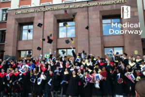 A record number of international students graduated this year from Gomel State Medical University